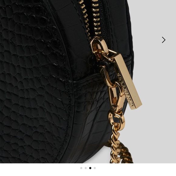 Whistles Brixton Circular Croc Bag black - Picture 3 of 9